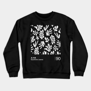 Sycamore Leaves / Minimalist Graphic Fan Artwork Design Crewneck Sweatshirt